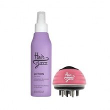 Masajeador de cuero cabelludo HAIR JAZZ + Loción para acelerar el crecimiento del cabello